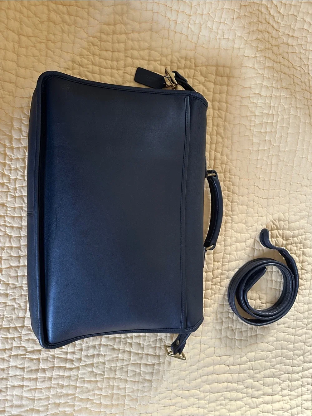 Coach sleek black